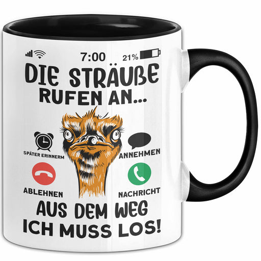 Strauß Liebhaber Tasse Geschenk Die Sträße Rufen An Geschenkidee Becher Trendation