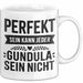 Gundula Tasse Geschenk Perfekt Sein Kann Jeder Geschenkidee Geburtstag Weiß Trendation