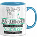 Jazz-Liebhaberin Weil Es Keinen Schöneren Beruf Gibt Tasse Geschenk für Eine Jazz-Liebhaberin Lustig Blau Trendation
