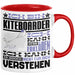 Kiteboarder Geschenk Tasse Lustige Geschenkdiee für einen Kiteboarder Geburtstag Ich Bin Kiteboarder Ich Kann Es Dir Erklären Aber Nicht Für Dich Verstehen Rot Trendation