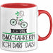 Geschenk für BMX-Fahrerin Tasse Lustige Geschenkidee Geburtstag Ich Bin BMX-Fahrerin Ich Darf Das Rot Trendation