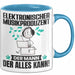 ElektronischerMusikproduzent Tasse Geschenk für ElektronischerMusikproduzent Der Mann Der Alles Kann Geschenkidee zum Geburtstag Blau Trendation