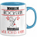 Rockerin Tasse Geschenk Ich Bin Rockerin Warum Weil Ich Es Kann Geschenkidee Geburtstag Blau Trendation