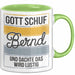 Bernd Tasse Geschenk Gott Schuf Bernd Und Dachte Wird Lustig Geschenkidee Grün Trendation