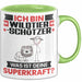 Wildtierschützer Tasse Geschenk für Wildtierschützer Geburtstag Lustiger Spruch Kaffee-Becher Was Ist Deine Superkraft Grün Trendation