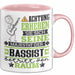 Bassist Geschenk Tasse Lustiger Spruch Erheben Sie Sich Der Bassist Betritt den Raum Rosa Trendation