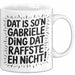 Gabriele Tasse Geschenk Dat Is So'n Gabriele Ding Dat Raffste Eh Nicht Geschenkidee Becher mit Name Weiß Trendation
