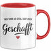 Schüler Abschluss Tasse Geschenk Lustige Geschenkidee Spruch Wir Sind So Stolz Auf Dich Geschafft Rot Trendation