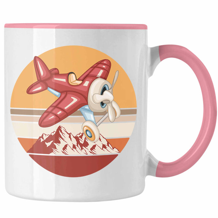 Segelflieger Tasse Geschenk Segelflieger Rosa Trendation