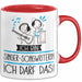 Geschenk für Singer-Songwriterin Tasse Lustige Geschenkidee Geburtstag Ich Bin Singer-Songwriterin Ich Darf Das Rot Trendation