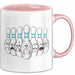 Bowling Tasse Geschenk Bowling-Spieler Geschenkidee Rosa Trendation