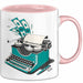 Freiberuflicher Autor Tasse Geschenkidee für Wortliebhaber Rosa Trendation