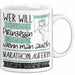 Marathonläuferin Tasse Geschenk Spruch Wer Will Schon Prinzessin Sein Wenn Man Auch Marathonläuferin Sein Kann Weiß Trendation