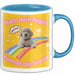 Meme Tasse Geschenk Lustiger Becher Hund Nach Dem Regen Kommt Die Sonne Blau Trendation
