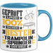 Trampolinspringer Geschenk Lustiger Spruch für Trampolinspringer Geschenkidee Bester Trampolinspringer Der Welt Blau Trendation