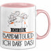 Geschenk für Bandmitglied Tasse Lustige Geschenkidee Geburtstag Ich Bin Bandmitglied Ich Darf Das Rosa Trendation