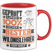 Wildnislehrer Geschenk Lustiger Spruch für Wildnislehrer Geschenkidee Bester Wildnislehrer Der Welt Rot Trendation