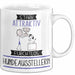 Hundeausstellerin Tasse Geschenk Becher Stark Attraktiv Furchtlos Hundeausstellerin Lustige Geschenkidee Weiß Trendation
