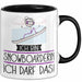 Geschenk für Snowboarderin Tasse Lustige Geschenkidee Geburtstag Ich Bin Snowboarderin Ich Darf Das Trendation