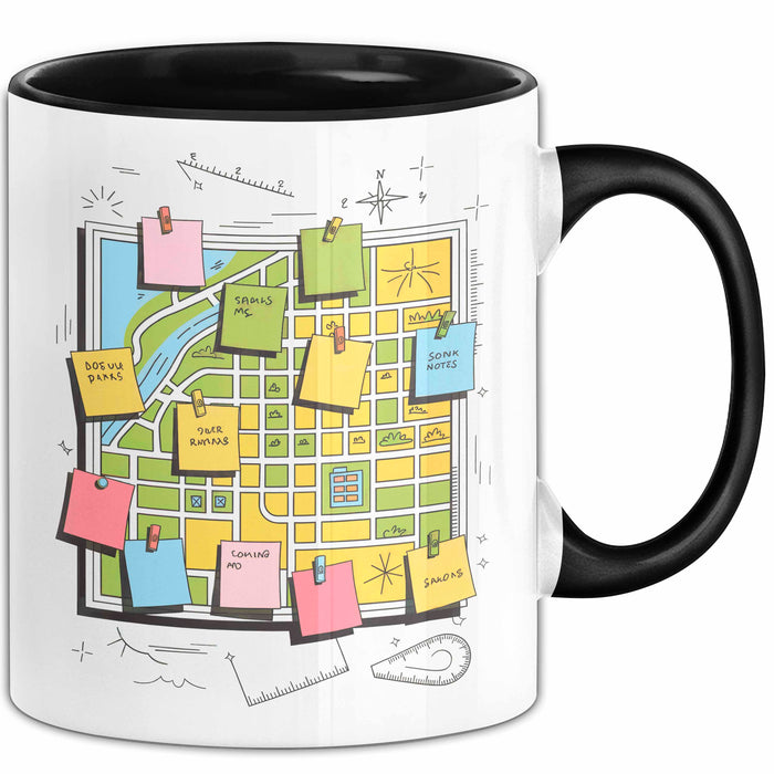 Stadtplaner Tasse Geschenk Lustige Geschenkidee Spruch Für Stadt Denker Trendation