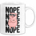 Schweinezüchter Schweine Tier Tasse Becher Geschenk Lustige Geschenkidee Spruch Nö Weiß Trendation