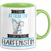 Harfenistin Tasse Geschenk Becher Stark Attraktiv Furchtlos Harfenistin Lustige Geschenkidee Grün Trendation