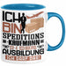 Speditionskaufmann Ausbildung Tasse Geschenk Ich Bin Speditionskaufmann In Der Ausbildung Ich Darf Das Geschenkidee Spruch Blau Trendation