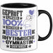 RhythmischeGymnastin Geschenk Lustiger Spruch für RhythmischeGymnastin Geschenkidee Bester RhythmischeGymnastin Der Welt Schwarz Trendation