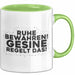 Gesine Tasse Ruhe Bewahren! Gesine Regelt Das! Geschenk Grün Trendation