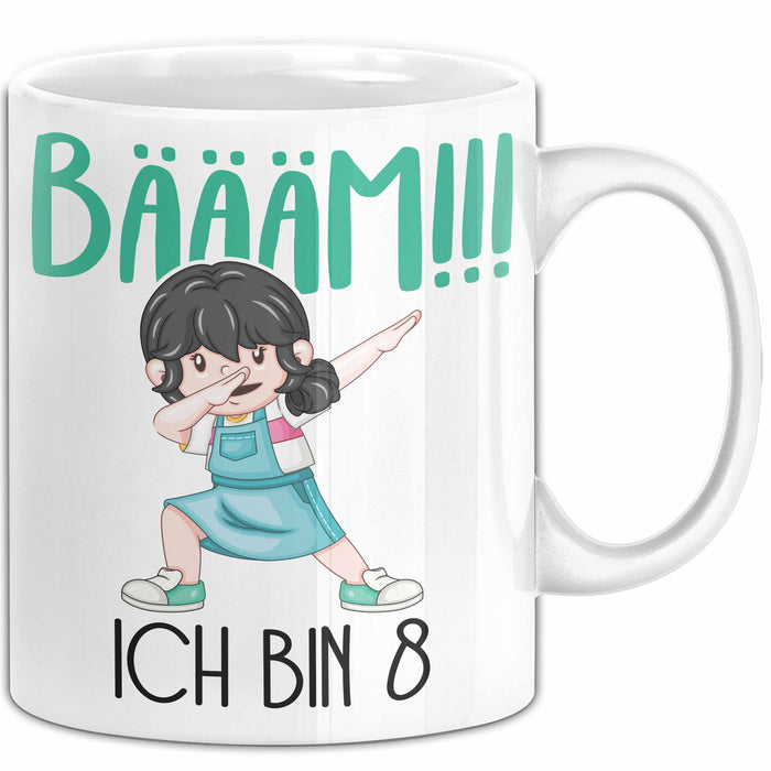 Lustige Tasse Geschenk Bäääm Dab Girl Witziger Spruch Weiß Trendation