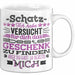 Tasse Valentinstag Geschenk Versuch das beste Geschenk zu finden Weiß Trendation