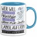 Langläuferin Tasse Geschenk Spruch Wer Will Schon Prinzessin Sein Wenn Man Auch Langläuferin Sein Kann Blau Trendation