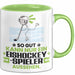 Eishockeyspieler Geschenk Tasse So Gut Kann Nur Ein Eishockeyspieler Aussehen Geschenkidee Kaffee-Becher Grün Trendation