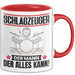 Schlagzeuger Tasse Geschenk für Schlagzeuger Der Mann Der Alles Kann Geschenkidee zum Geburtstag Rot Trendation