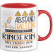Ringerin Tasse Geschenk Lustig Abstand Halten Hochleistungs-Ringerin Mit Drang Zur Perfektion Bei Der Arbeit Rot Trendation