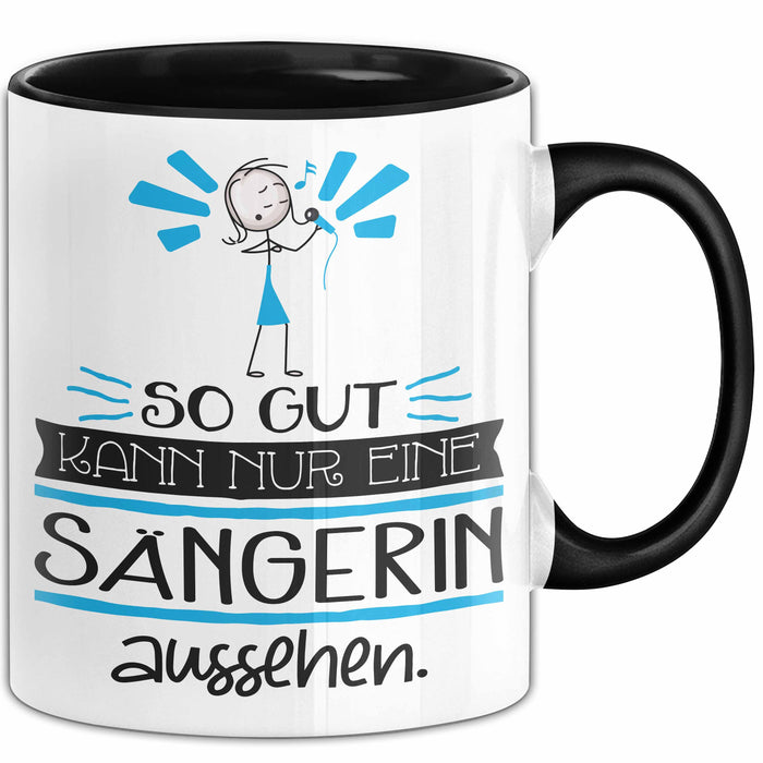 Sängerin Geschenk Tasse So Gut Kann Nur Eine Sängerin Aussehen Geschenkidee Geburtstag Weihnachten Lustig Trendation