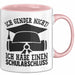 Gendern Tasse Geschenkidee Ich Gender Nicht Ich Habe Einen Schulabschluss Kaffee-Becher Rosa Trendation