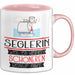 Seglerin Weil Es Keinen Schöneren Beruf Gibt Tasse Geschenk für Eine Seglerin Lustig Rosa Trendation