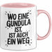 Gundula Tasse Geschenk Wo Eine Gundula Ist Ist Auch Ein Weg Geschenkidee Becher mit Name Rosa Trendation