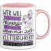 Kletterführerin Tasse Geschenk Spruch Wer Will Schon Prinzessin Sein Wenn Man Auch Kletterführerin Sein Kann Rosa Trendation