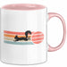 Eichhörnchen Tierliebhaber Retro Tasse Geschenk Lustige Geschenkidee Spruch Rosa Trendation