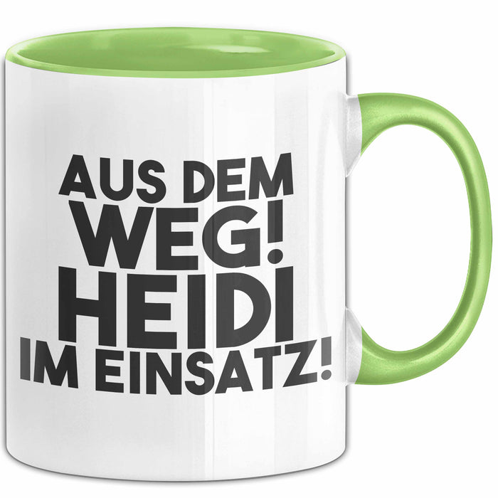 Heidi Tasse Aus Dem Weg! Heidi Im Einsatz! Geschenk