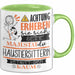 Haustiersitterin Tasse Geschenk Lustiger Spruch Bitte Erheben Sie Sich Seine Majestät Die Haustiersitterin Betritt Den Raum Grün Trendation