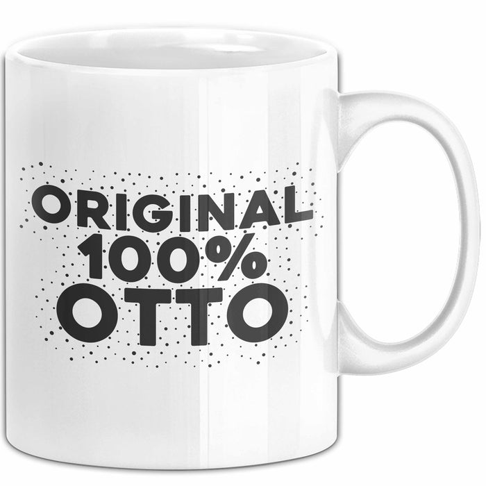 Otto Tasse Original 100% Otto Geschenk Weiß Trendation
