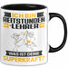 Reitstundenlehrer Tasse Geschenk für Reitstundenlehrer Geburtstag Lustiger Spruch Kaffee-Becher Was Ist Deine Superkraft Schwarz Trendation