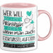 Eiskunstläuferin Tasse Geschenk Spruch Wer Will Schon Prinzessin Sein Wenn Man Auch Eiskunstläuferin Sein Kann Rosa Trendation