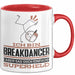 Breakdancer Geschenk Tasse Ich Bin Breakdancer Aber Sag Doch Einfach Superheld Lustige Geschenkdiee für Breakdancer Kaffee-Becher Rot Trendation