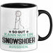 Snowshoer Geschenk Tasse So Gut Kann Nur Ein Snowshoer Aussehen Geschenkidee Kaffee-Becher Schwarz Trendation