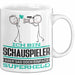 Schauspieler Geschenk Tasse Ich Bin Schauspieler Aber Sag Doch Einfach Superheld Lustige Geschenkdiee für Schauspieler Kaffee-Becher Weiß Trendation
