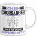 Chorsänger Tasse Geschenk für Chorsänger Geburtstag Lustiger Spruch Kaffee-Becher Was Ist Deine Superkraft Weiß Trendation